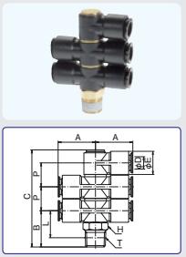 五通接头12R-03S1D2