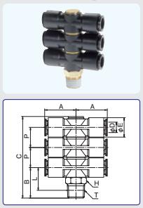 六通接头10R-02D3