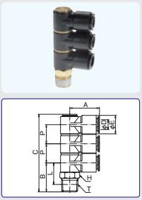 三通接头6R-02S3